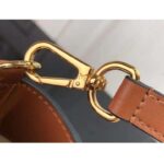 Louis Vuitton Women On My Side PM Tote Bag Brown Canvas Smooth Cowhide - Imagen 9