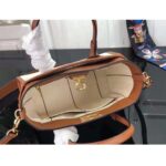 Louis Vuitton Women On My Side PM Tote Bag Brown Canvas Smooth Cowhide - Imagen 6