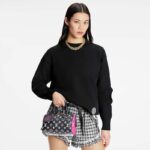 Louis Vuitton Women Speedy Bandouliere 20 Bag Black Printed Embossed Grained Cowhide - immagine 12