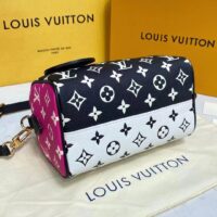 Louis Vuitton Women Speedy Bandouliere 20 Bag Black Printed Embossed Grained Cowhide (11)