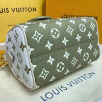 Louis Vuitton Women Speedy Bandouliere 20 Bag Printed Embossed Grained Cowhide Leather (3)