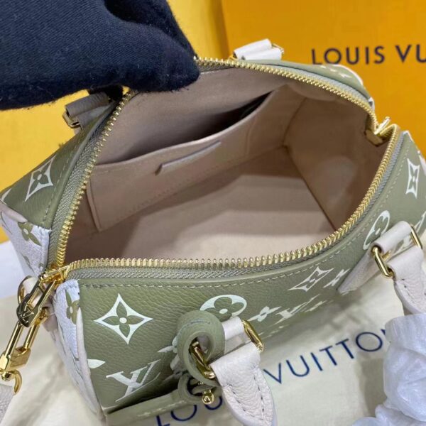 Louis Vuitton Women Speedy Bandouliere 20 Bag Printed Embossed Grained Cowhide Leather (7)