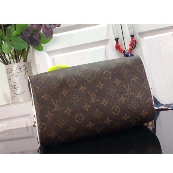 Louis Vuitton Women Speedy Bandoulière 25 Handbag Monogram Coated Canvas Cowhide Leather (2)