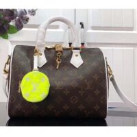 Louis Vuitton Women Speedy Bandoulière 25 Handbag Monogram Coated Canvas Cowhide Leather (1)