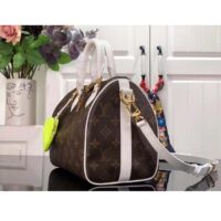 Louis Vuitton Women Speedy Bandoulière 25 Handbag Monogram Coated Canvas Cowhide Leather (1)