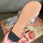 Dior Unisex CD Dway Slide Grey Toliet De Jouy Embroidered Cotton – Bild 7