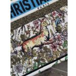 Dior Unisex CD Large Book Tote Latte Multicolor D-Constellation Embroidery - Image 8