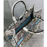 Dior Unisex CD Large Book Tote Latte Multicolor D-Constellation Embroidery - Image 4