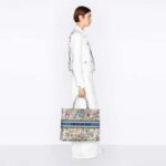 Dior Unisex CD Large Book Tote Latte Multicolor D-Constellation Embroidery - Image 13