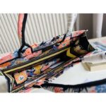 Dior Unisex CD Medium Book Tote Black Multicolor Dior Zodiac Fantastico Embroidery - Imagen 7