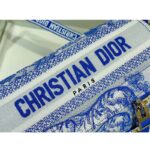 Dior Unisex CD Small Diorcamp Bag Transparent Canvas Fluorescent Blue Toile De Jouy - immagine 8
