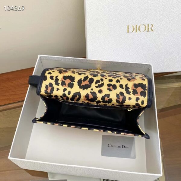 Dior Women CD 30 Montaigne Bag Beige Multicolor Mizza Pony-Hair Calfskin (8)
