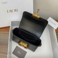 Dior Women CD 30 Montaigne Bag Black Box Calfskin (3)