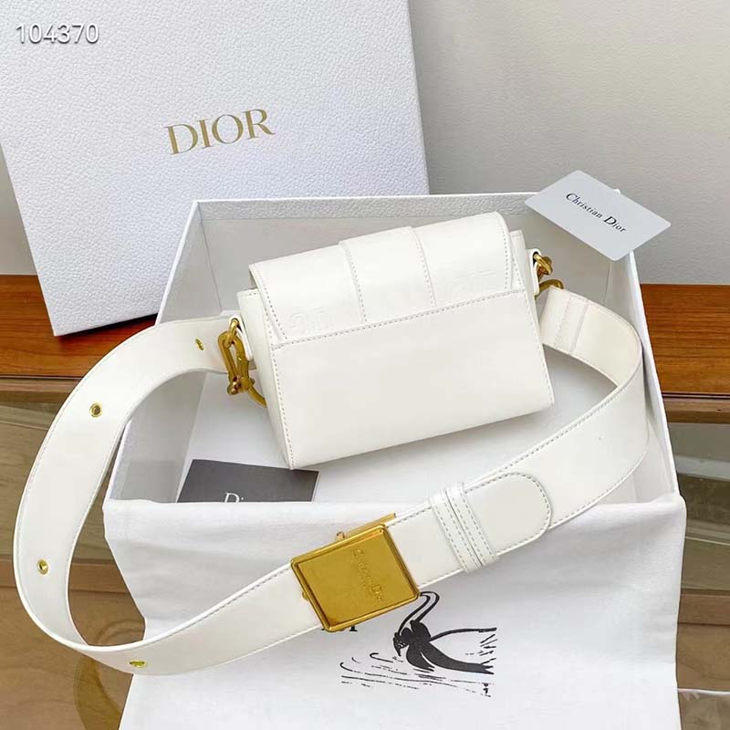 Dior - 30 Montaigne Bag Latte Box Calfskin - Women