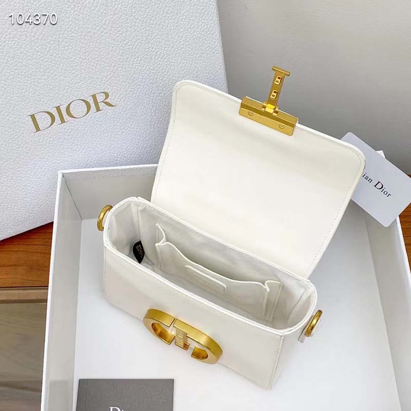 Dior - 30 Montaigne Box Bag Latte Box Calfskin - Women