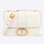 Dior Women CD 30 Montaigne Bag Latte Box Calfskin