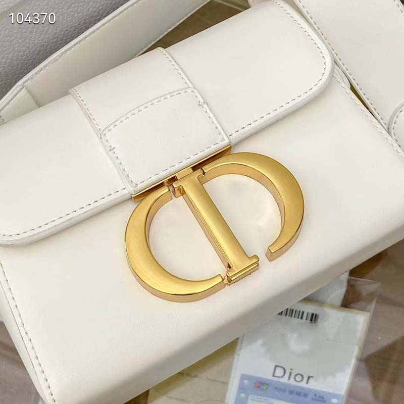 Dior - 30 Montaigne Box Bag Latte Box Calfskin - Women