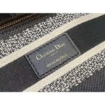 Dior Women CD Medium Lady D-Lite Bag Black Toile De Jouy Zodiac Embroidery - Image 10