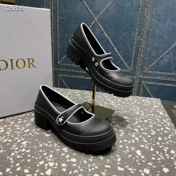 Dior Women CD Shoes D-Doll 2.0 Pump Black Supple Calfskin 3.5 cm Heel (1)
