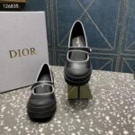 Dior Women CD Shoes D-Doll 2.0 Pump Black Supple Calfskin 3.5 cm Heel - Image 4