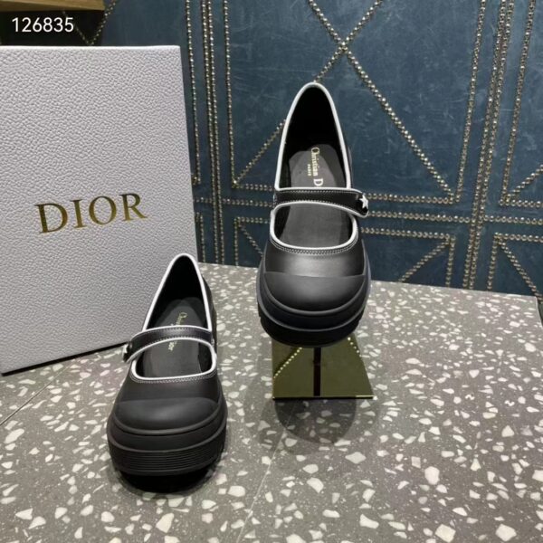 Dior Women CD Shoes D-Doll 2.0 Pump Black Supple Calfskin 3.5 cm Heel (14)
