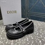 Dior Women CD Shoes D-Doll 2.0 Pump Black Supple Calfskin 3.5 cm Heel - Image 3