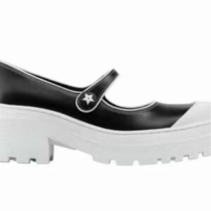Dior Women CD Shoes D-Doll 2.0 Pump Black White Supple Calfskin 3.5 cm Heel