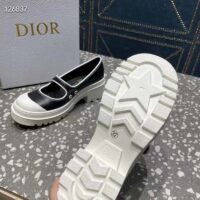 Dior Women CD Shoes D-Doll 2.0 Pump Black White Supple Calfskin 3.5 cm Heel (5)