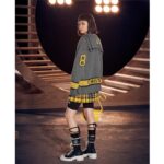 Dior Women CD Shoes D-Rise Boot Black Technical Fabric Calfskin 21.5 cm High - Image 15