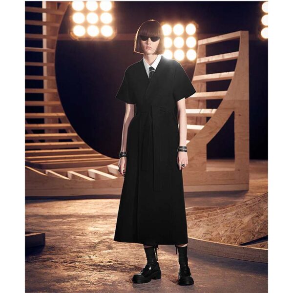 Dior Women CD Shoes Dior Code Loafer Black Brushed Calfskin (12)