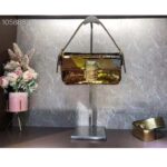 Fendi Women Baguette 1997 Gold Colored Leather Sequinned Bag - Image 5