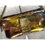 Fendi Women Baguette 1997 Gold Colored Leather Sequinned Bag - Image 7