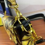 Fendi Women FF Baguette Fendace Quilted Black Silk Bag - Image 7