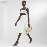 Fendi Women FF Fendi First Medium Fendace Gold-Colored Leather Bag Appliqués - Image 10