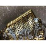 Fendi Women FF Fendi First Medium Fendace Gold-Colored Leather Bag Appliqués - Image 6