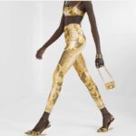 Fendi Women FF First Fendace Printed Silk High-Heeled Slingbacks 9.5 cm Heel – Image 9