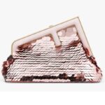 Fendi Women FF First Small Pink Sequinned Bag