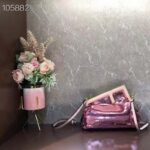 Fendi Women FF First Small Pink Sequinned Bag – Bild 2