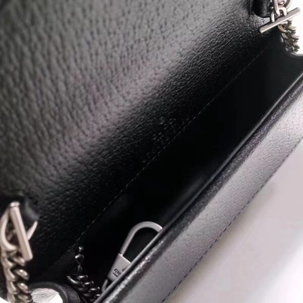Gucci GG Women Dionysus GG Super Mini Bag Black Ivory GG Denim Jacquard (3)