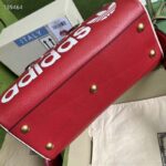 Gucci Unisex Adidas x Gucci Mini Duffle Bag Red Leather Interlocking G - Bild 8