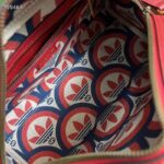 Gucci Unisex Adidas x Gucci Mini Duffle Bag Red Leather Interlocking G - Bild 9