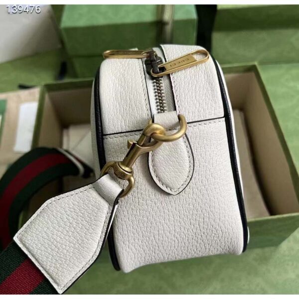 Gucci Unisex Adidas x Gucci Small Shoulder Bag White Leather Interlocking G (1)