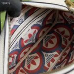 Gucci Unisex Adidas x Gucci Small Shoulder Bag White Leather Interlocking G – Image 9