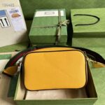 Gucci Unisex Adidas x Gucci Small Shoulder Bag Yellow Leather Interlocking G - Image 3