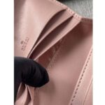 Gucci Unisex Card Case Wallet Double G Pink Stripe Print GG Supreme Canvas - immagine 10