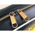 Gucci Unisex GG Adidas x Gucci Small Shoulder Bag Black Leather Green Red Web - Image 9