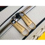 Gucci Unisex GG Adidas x Gucci Small Shoulder Bag White Leather Green Red Web - Bild 8