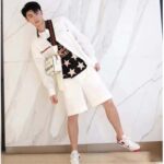 Gucci Unisex GG Adidas x Gucci Small Shoulder Bag White Leather Green Red Web - Bild 11