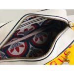 Gucci Unisex GG Adidas x Gucci Small Shoulder Bag White Leather Green Red Web - Bild 5