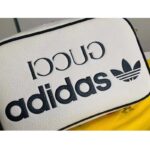 Gucci Unisex GG Adidas x Gucci Small Shoulder Bag White Leather Green Red Web - Bild 7